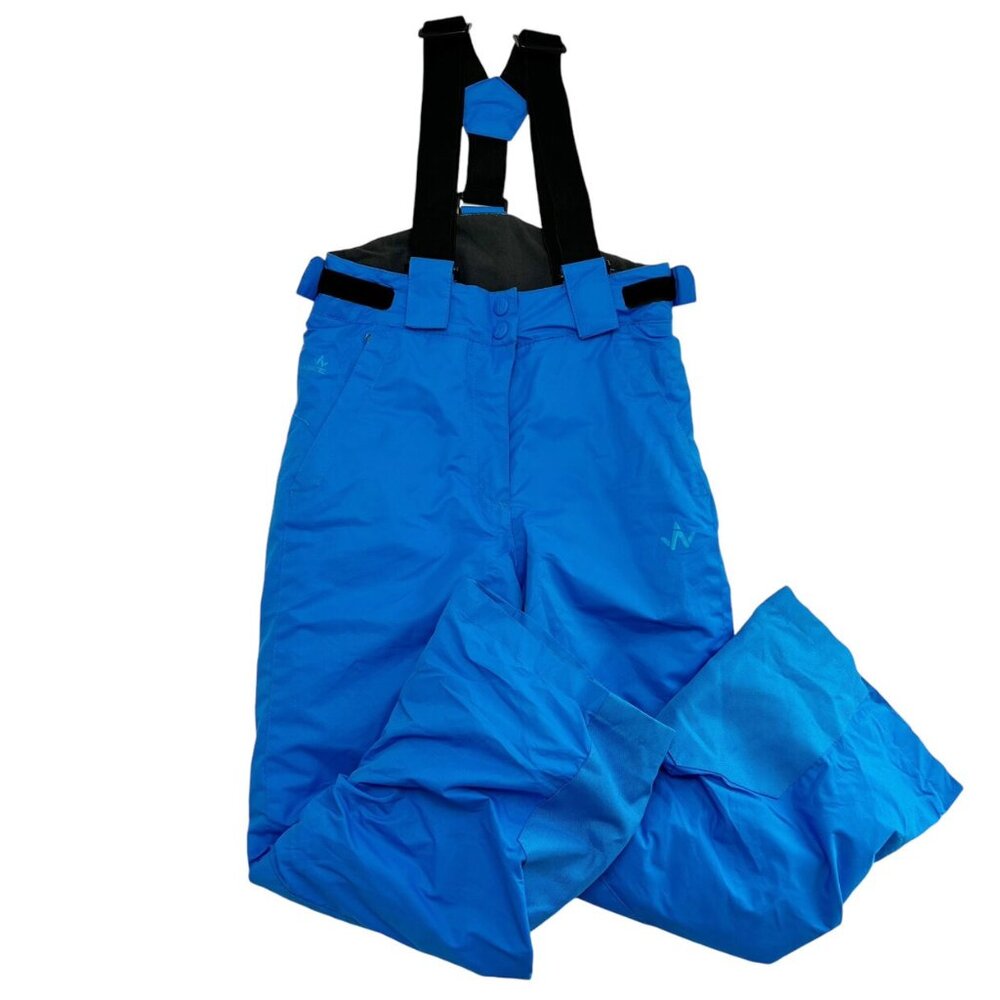 Wanabee Royal Blue Snow Bib Overalls